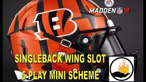 MADDEN 18 PATREON REQUEST- 5 PLAY MINI SCHEME- CINNY BENGALS - SINGLEBACK WING SLOT