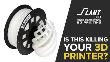 White Filament Will Destroy Your 3D Printer