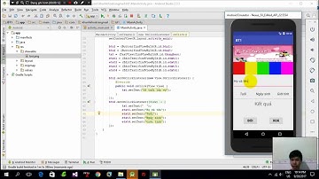 Bài tập thiết kế giao diện dùng Linear Layout