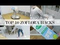 TOP 10 HACKS FOR USING ZOFLORA AROUND YOUR HOME | ZOFLORA CLEANING HACKS | CLEANING MOTIVATION
