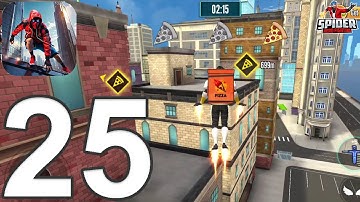 Spider Action Fighting Game Gameplay Walkthrough Part 25 - Pizza Delivery (iOS, Android)