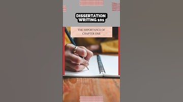 Dissertation Writing 101: The Importance of Chapter One | WritersER.com