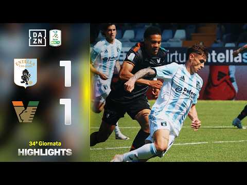 La CAPOLISTA frena di nuovo, super gol di GUIU: Entella-Venezia 1-1 | Serie BKT | DAZN