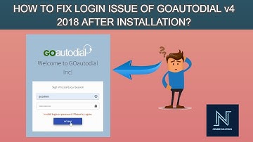 HOW TO FIX LOGIN ISSUE OF GOAUTODIAL v4 2018 AFTER INSTALLATION? | TUTORIAL GUIDE |