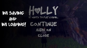 Tutorial - Game Maker ini Saving & Loading! (Holly Gameplay)