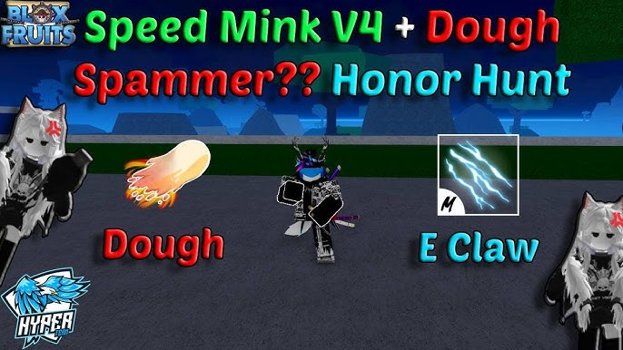 BLOX FRUIT - MAXED - DOUGH V2 - MINK V3 - GODHUMAN - DARK BLADE