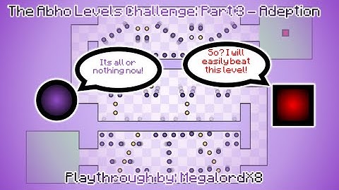 The Worlds Hardest Game Editor: (Abho levels challenge #3) Custom Level - Adeption