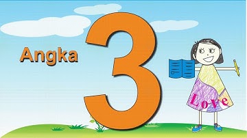 Belajar Menulis angka 123 angka 3  dengan panduan gerak tangan untuk anak TK PAUD SD