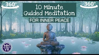 10 Minute Guided Meditation ~ Inner Peace Meditation In 360VR screenshot 3