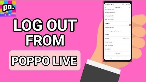 How to Logout of Poppo Live Account (2024)| Poppo Live App