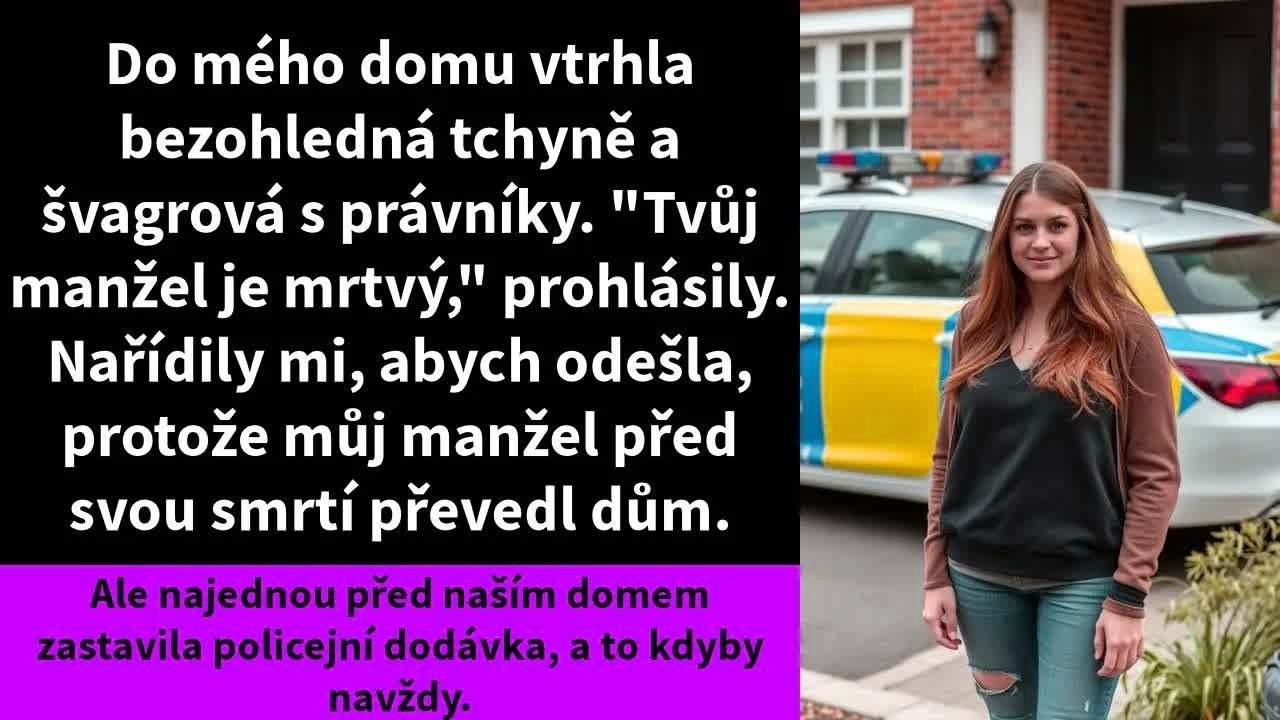 Několik dní po tom, co manžel odjel na služební cestu, vtrhly do mého domu jeho matka a sestra v doprovodu právníků. „Váš manžel je mrtvý. Zemřel při autonehodě. A před smrtí na nás přepsal tento...