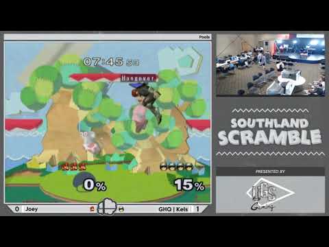GHQ | Kels (Captain Falcon) vs Joey (Ganondorf) - Southland Scramble Pools - YouTube