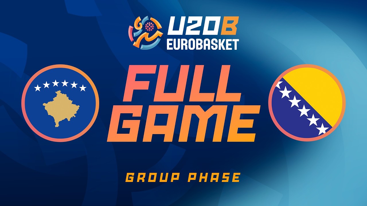 Kosovo v Bosnia and Herzegovina | Full Basketball Game | FIBA U20 EuroBasket 2026 Division B