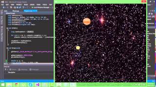 Solar System OpenGL Simulation Part[1/2]