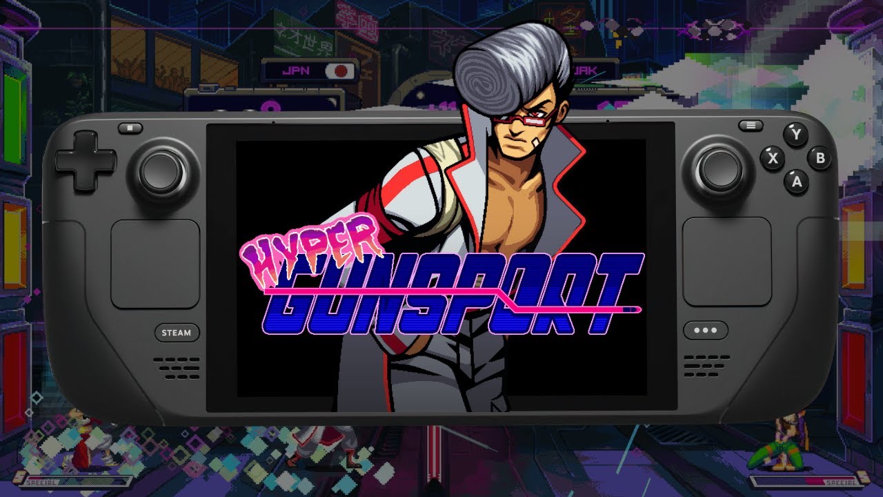 HYPER GUNSPORT on Steam Deck | Cyberpunk volleyball with guns