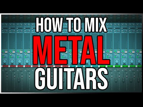 How To Mix TIGHT And AGGRESSIVE Guitars! (Metal Mixing Tutorial)