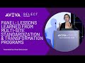 Panel: Lessons Learned from Multi-Site Standardization & Transformation Programs | AVEVA World 2022
