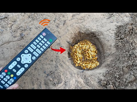 لقد قمت بتحويل جهاز التحكم عن بعد الخاص بالتلفزيون إلى جهاز كشف الذهب والمعادن مذهل