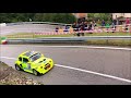 Pedavena 2018 hillclimb fiat 500 race car 4x4 rain power action