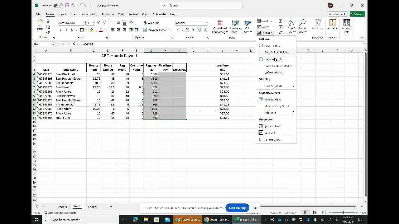 Excel Practice sheet 3 guided practice video - YouTube