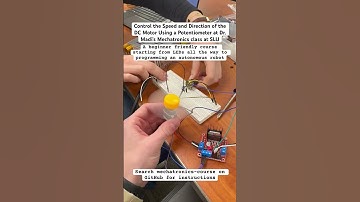 Control the Speed and Direction of the DC Motor Using a Potentiometer