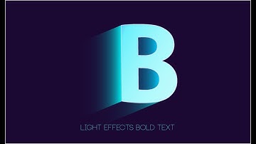 Text Light Effect | Adobe illustrator CC 2015 |  Ju Joy Design Bangla | By Ibru