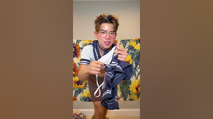 trying on a "schoolgirl uniform" #shorts