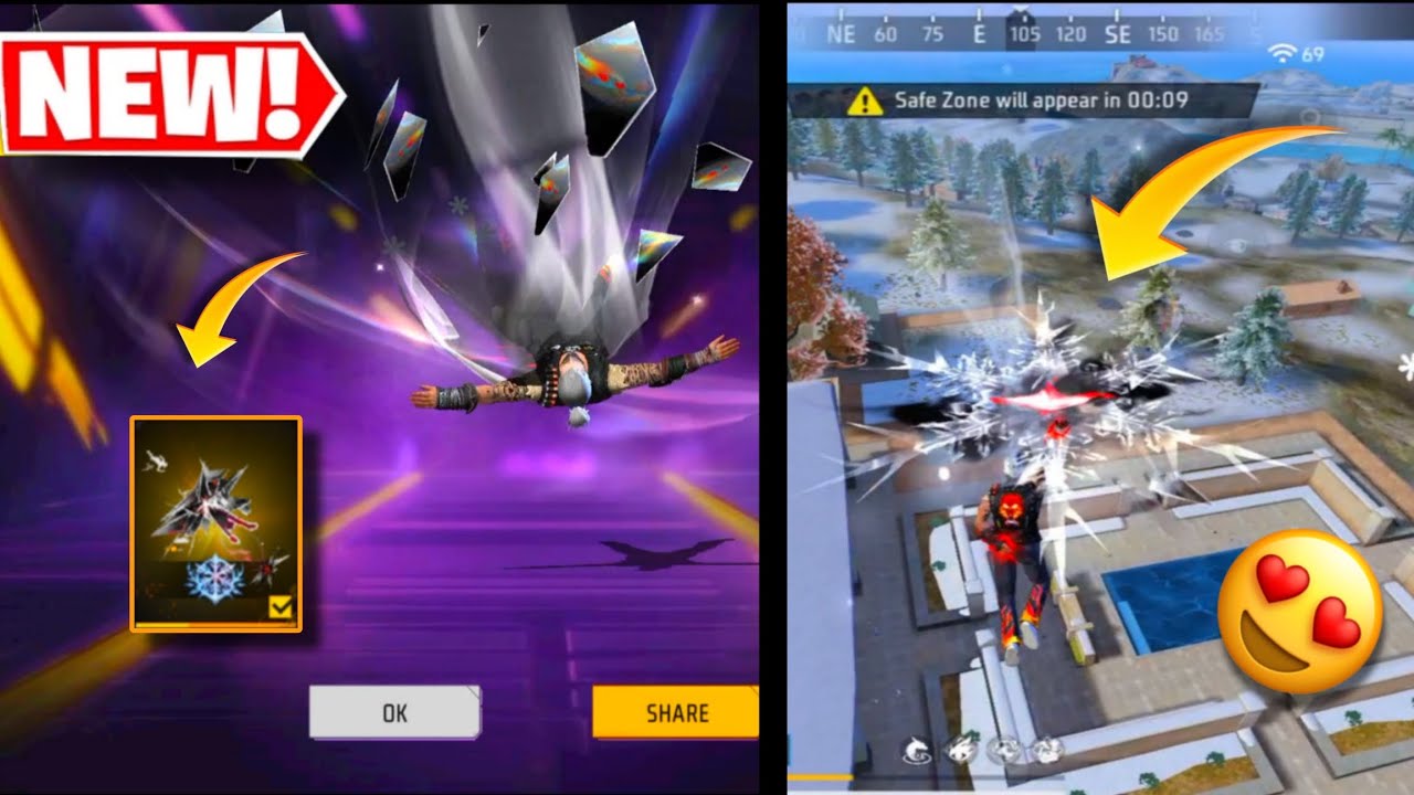 НОВЫЙ СКИН DREAM SKYDIVE || СКИН WINTERLAND SKY DIVE 😮 ||РАННИЙ ДОСТУП|| ОБЗОР ||GARENA FREEFIRE||