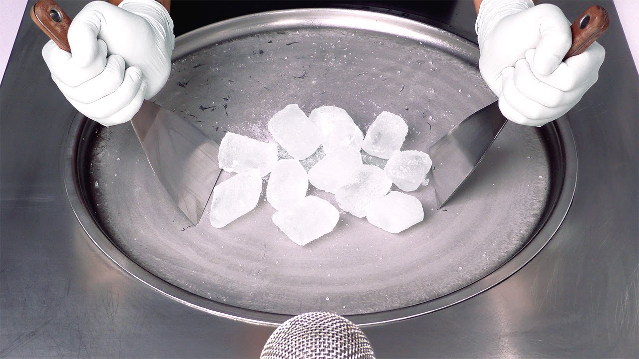 How to Make Easy DIY Ice Cream Rolls with Girl Scout Cookies & ASMR Magic  Kitchen Ice Cream Tray! 