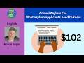 English: Annual Asylum Fee.  What asylum applicants need to know.