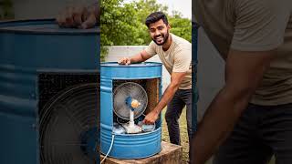 Homemade air cooler machine 👍💫