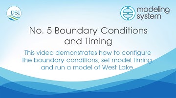 No. 5 Boundary Conditions and Timing