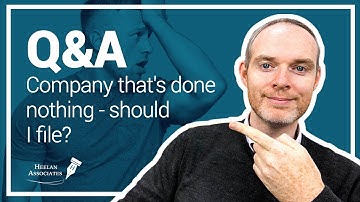 WHAT TO FILE FOR MY LIMITED COMPANY (THAT’S ‘DONE NOTHING’)