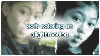 ˚★ soft coloring tutorial + code ♡ alightmotion  ˳✧༚ screenshot 2