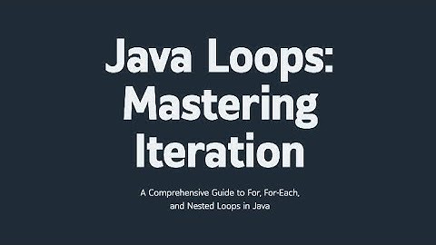 Java Loops: Mastering Iteration(For loop, For-each, Nested loop) | Group 6 | BSIT 1-12 |
