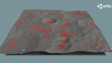 ML Agents Lunar Crater Avoidance (The 12th Astronaut)