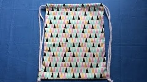 DIY BACKPACK | DRAWSTRING BAG | DIY BAG | TOTE BAG|HOW TO MAKE DRAWSTRING BACKPACK |SEWING TUTORIAL