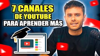 7 canales de youtube que te van a enseñar más que una carrera universitaria 🚀 by Nico Grupe 210,830 views 2 months ago 8 minutes, 18 seconds