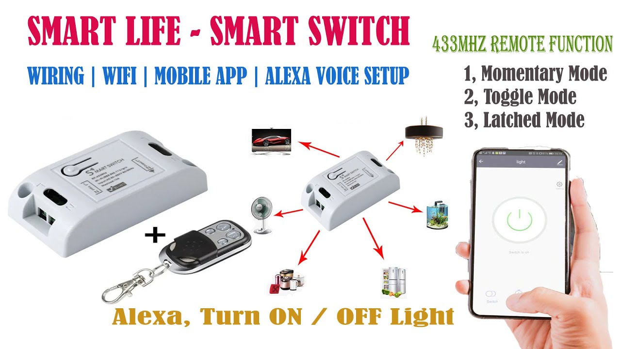 How to Smart Wifi Basic Switch, Setup & Configure - Tuya Smart