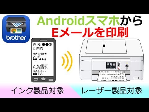 Brother Iprint Scanでeメールを印刷する Android編 Youtube