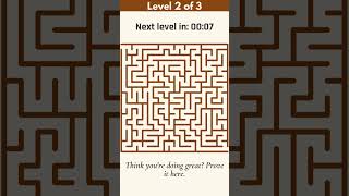 Can You Solve All 3 Maze Puzzles in 60 Seconds? 🧠✨