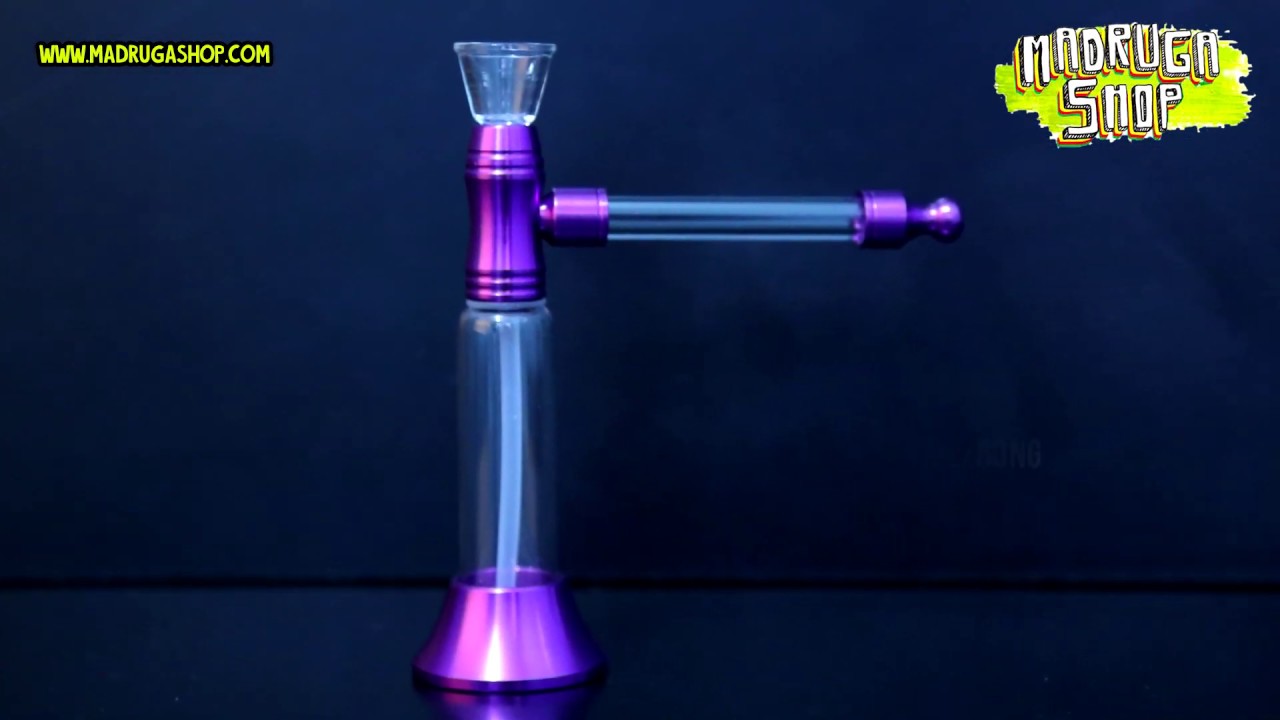 Pipe Bong de Metal Vidro Aircraft