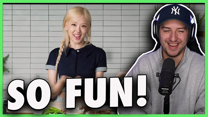 Rosé Cooks Kimchi Fried Rice Dinner | Now Serving | Vogue REACTION!