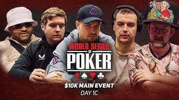 WSOP Main Event | Day 1C with Viktor Blom, Michael Addamo & Erick Lindgren