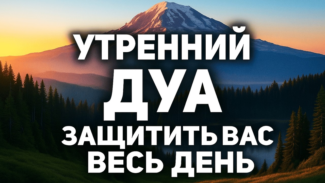 Обязательно! Утренний Дуа Защищает Вас Весь День! 😇 Снимает Все Беды