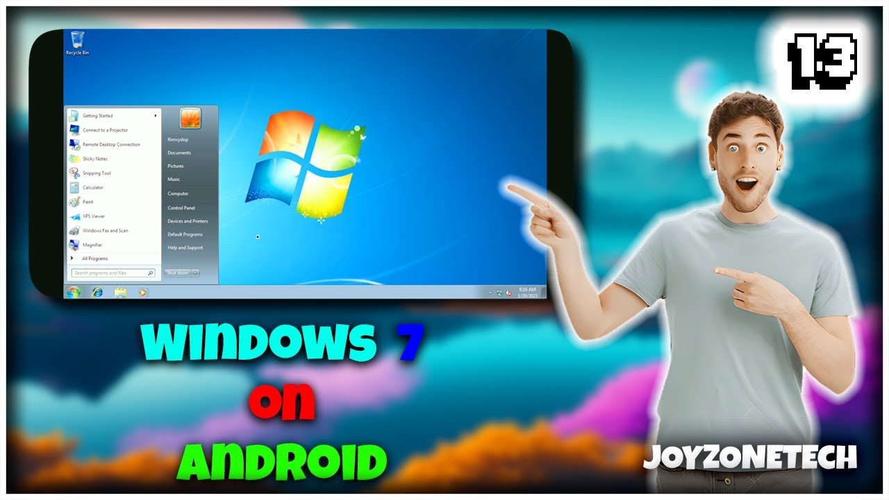 How to Run Windows 7 on Android.[2023] YouTube