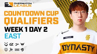 Overwatch League 2021 Season | Countdown Cup Qualifiers | Week 1 Day 2 — East