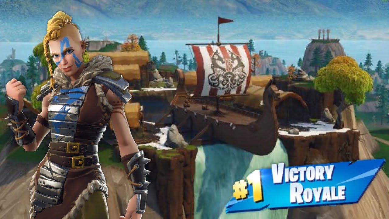 NEW Viking Village + “Huntress” Skin! - Fortnite Season 5 Gameplay