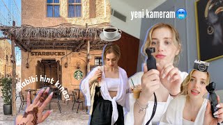 DÜNYANIN EN ESKİ STARBUCKS’INA GİTTİM | yeni kameram, hint kınası yaptırdım