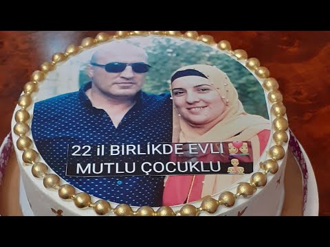 şəkilli tortun hazırlanması .